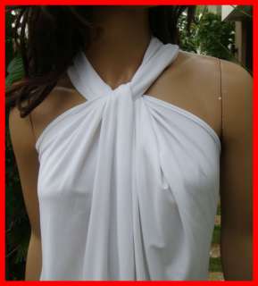 Thai Boho clubwear fashion satin sexy blouse shirt top women white S 4 