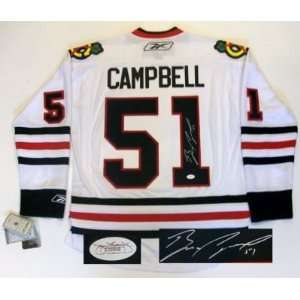 Brian Campbell Signed Blackhawks 2010 Cup Jersey Jsa W