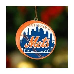  Memory Company New York Mets Logo Ornament 2 Pack Sports 