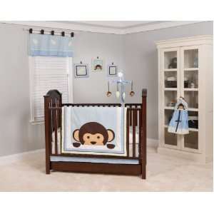    Pam Grace Creations 10 Crib Piece Bedding Set, Maddox Monkey Baby