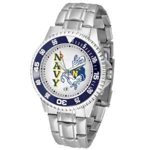 Navy Competitor Mens Steel Band Watch 