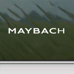  Maybach White Sticker Coupe Car Laptop Vinyl Window White 