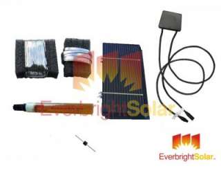 40 Short Tabbed 3x6 Solar Cell DIY Solar Panel Kit + Free Junction Box 