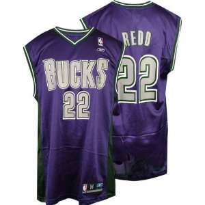  Michael Redd Purple Reebok NBA Replica Milwaukee Bucks 