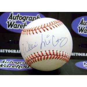  Willie McCovey Autographed Ball   Autographed Baseballs 