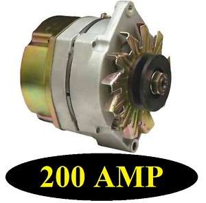 12SI Delco Marine Alternator Mercruiser 1 Wire 200 AMP  
