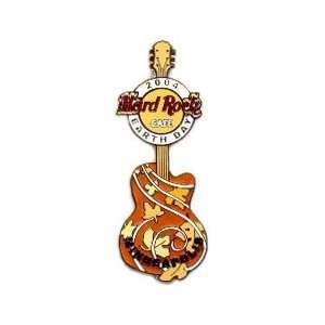   Rock Cafe Pin 22079 Minneapolis 2004 Earth Day Guitar 