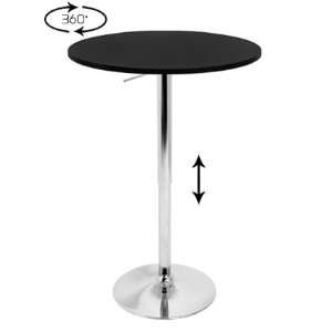  Lumisource Sparkle Bar Table with Wood Top