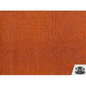  Vinyl Alligator Fake Leather BOURBON Upholstery Fabric By 