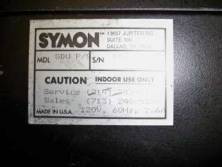 Symon SDU LED Digital Signage Sign Board 37x10 RJ45  
