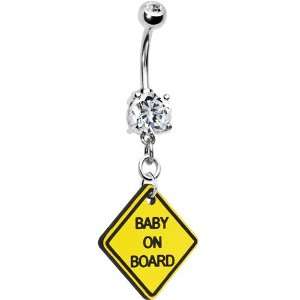  Handcrafted Baby on Board Belly Ring Jewelry