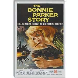  The Bonnie Parker Story Vintage Movie Poster Giclee Canvas 