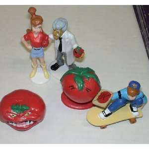  Attack of the Killer Tomatoes 5 Piece Pvc Figure Set 