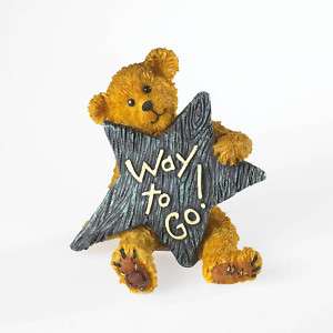 Boyds Bearstone Collection Star   Way To Go   NEW  