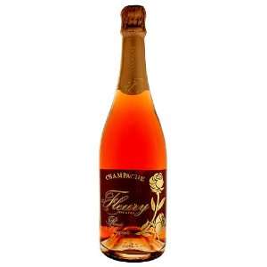  Fleury Brut Rosé Champagne Grocery & Gourmet Food