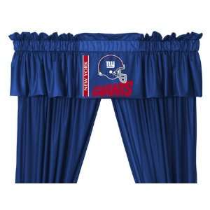  NFL New York Giants   5pc Jersey Drapes Curtains and 