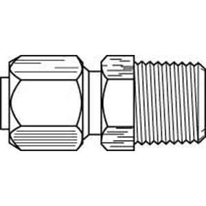  Parker Hannifin 4mm Tube X 1/8 Bspp Metru loc Male 