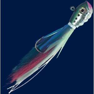  ProFish Co. 4 Bucktail Jig w/Fishskin Glow Fins   1/2 oz 