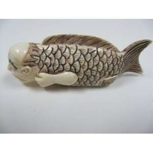  Netsuke Merman Toys & Games