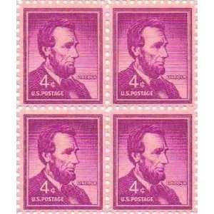   Lincoln Set of 4 x 4 Cent US Postage Stamps NEW 