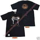 Cageside MUAY THAI T Shirt black T3 Size SMALL  