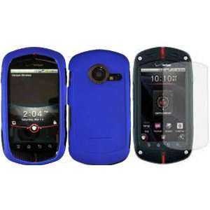  Blue Hard Case Cover+LCD Screen Protector for Verizon 
