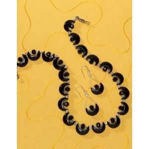  Onyx Necklace and Earrings Set Arts, Crafts & Sewing