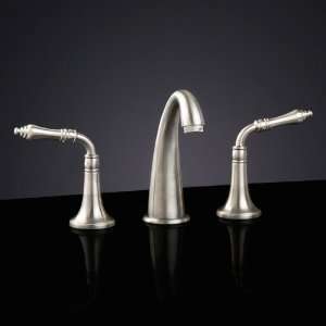 Swank Widespread Lavatory Faucet with Lever Handles   Overflow   Lead 