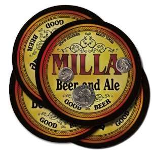  Milla Beer and Ale Coaster Set