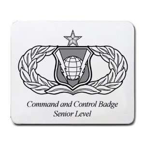  mand and Control Badge Senior Level Mouse Pad