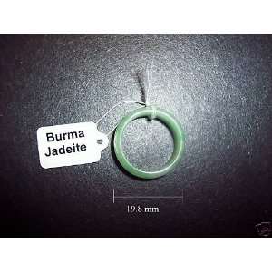  Jewelry   Burma Jade Ring size 10 authentic Jadeite 19.8 
