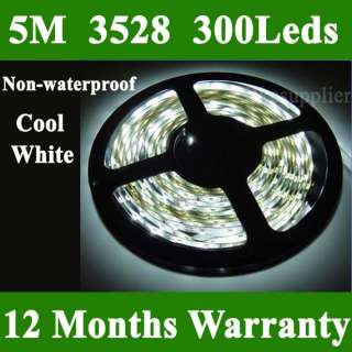 Super Bright White 5M 300 LED 3528 Flexible Light Strip  