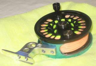 Abel Super 8 Aluminum Fly Reel in New condition LINE LOADED w/ Case 