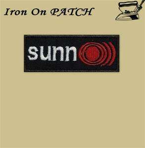 Sunn embroidered patch, iron on  