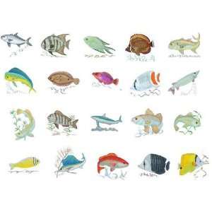   OESD Embroidery Machine Designs CD SALTWATER FISH I
