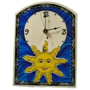  Wall Clock   Battery Operated lodge cabin home decor celestial art
