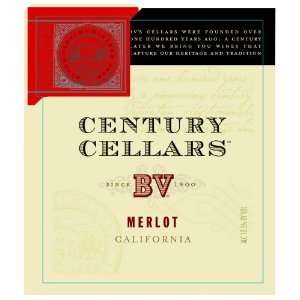  BV Century Cellars Merlot 2010 Grocery & Gourmet Food
