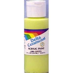  Delta Ceramcoat Acrylic Paint 2 Ounces Lima Green/Opaque 