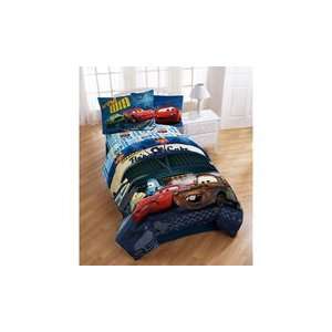  Disney Cars Comforter Set with Bonus Pillowcase and Sham 