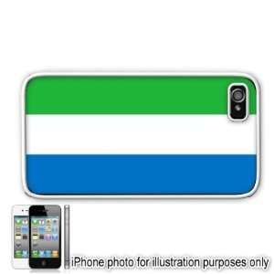   Sierra Leone Flag Apple Iphone 4 4s Case Cover White 