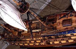 San Felipe 48 large scaled wood model ship tall Spanish boat  