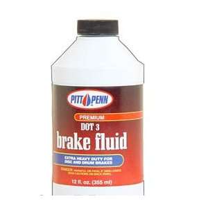  Pitt Penn/ Unifide Brake Fluid dot 3 12oz Automotive