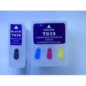  Refillable ink cartridges T038 T039 for Epson stylus C41 