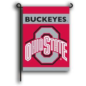  Ohio State Buckeyes 13x18 Double Sided Garden Flag 
