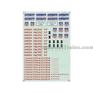  Microscale N Scale CA11 Cabooses Decal Set   Union Pacific 