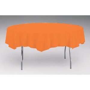  Sunkissed Orange Octy Round Paper Table Covers Health 