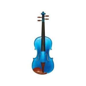  4/4 Metalic Blue Violin 
