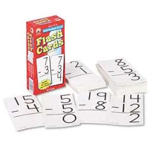   Flash Cards, Subtraction Facts 0 12, 3w x 6h, 94/Pack 