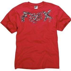  Fox Racing Outlaws T Shirt   Large/Red Automotive