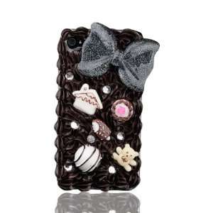  Chocolate Bow with Diamonds Treats Cake style case cover 